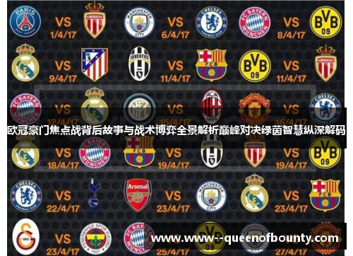 欧冠豪门焦点战背后故事与战术博弈全景解析巅峰对决绿茵智慧纵深解码